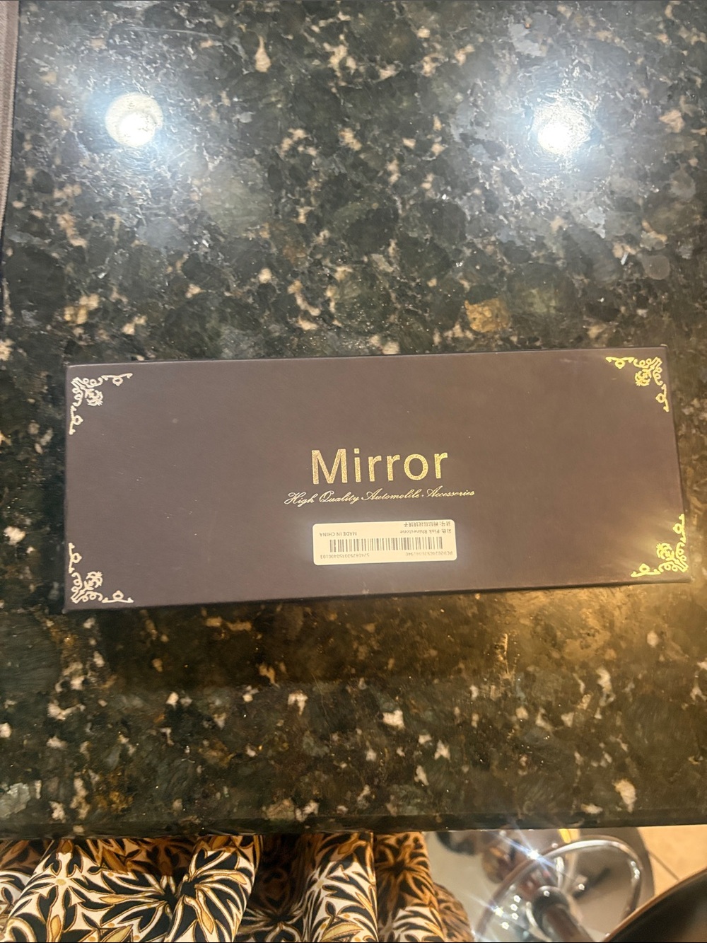 Car review mirror clip on